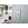 Franklin Brass Classic Lace (1-Pack) Decorative Light Switch Cover Brushed