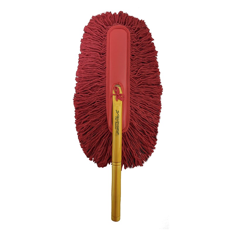 The Original California Car Duster Wood Handle Duster, Red