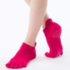 Knitido+ Yama Yoga and Pilates Toe Socks, Non-Slip, Size:UK 5.5-8