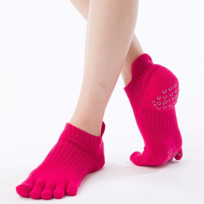 Knitido+ Yama Yoga and Pilates Toe Socks, Non-Slip, Size:UK 5.5-8