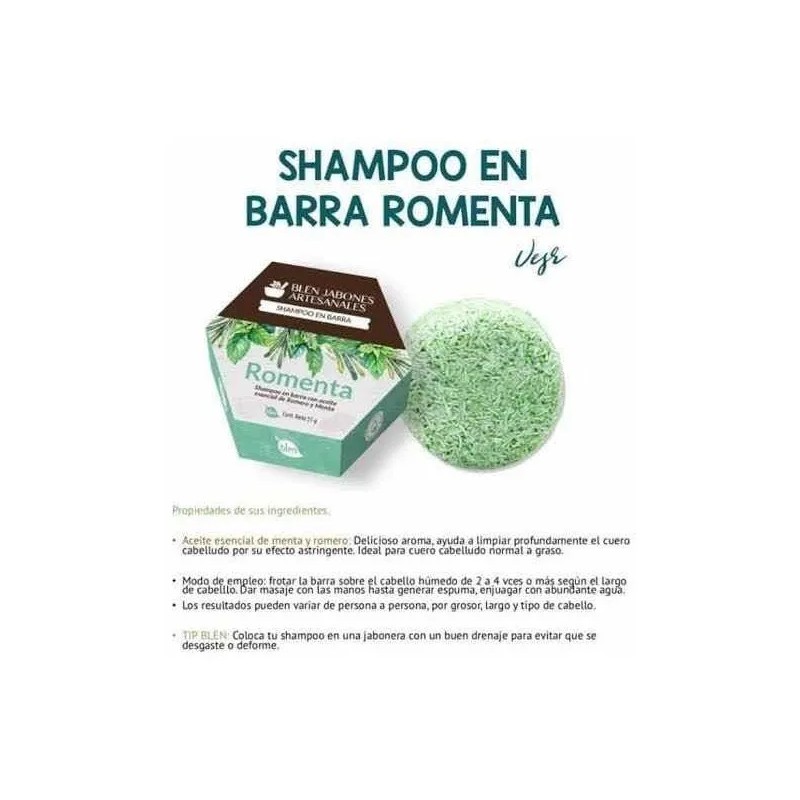 Shampo Sólido Blen Romenta