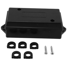 GRIRIW Way Trailer Wiring Box Reliable Rv Connector for Electrical Systems Sturdy Junction Box for Extreme Weather Conditions Versatile Trailer Plug Adapters for Boat Lights and More