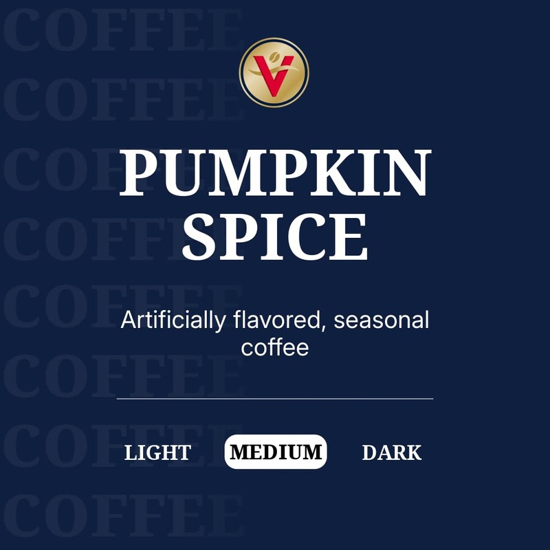 Victor Allen's Coffee Pumpkin Spice Flavored, Medium Roast, 80 Count,
