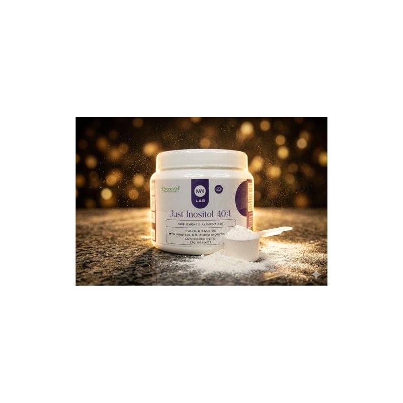 Myo Inositol y D-Chiro Inositol en Polvo, Suplemento 130g