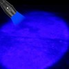 GaiGaiMall Blue Light Flashlight Single Mode Zoomable Waterproof Led Blue