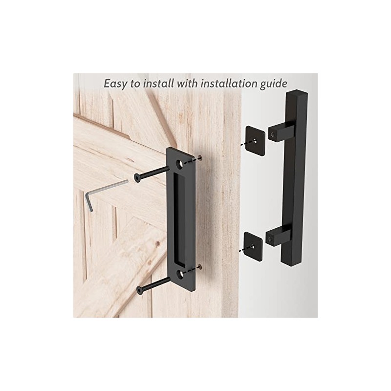 SKYSEN 2 Pack 12" Barn Door Handles, Sliding barn Door