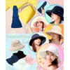 UNIVERSTOCK Women's UV Hat, UV Protection, Cute, Small Face, Korea,