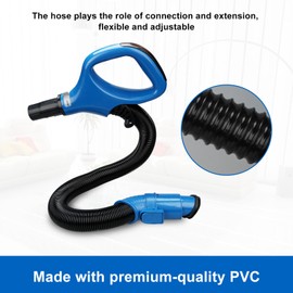 imeccalive ZU560 replacement hose handle for Shark Navigator Rotator Lift-Away Upright Vacuum Models ZU560 Blue, ZU561, ZU562, UV725 Gray, UV650, CU520