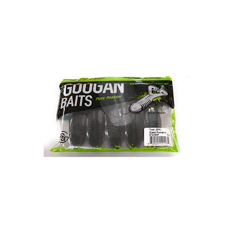 Hot Spot Googan Baits GTD-GNP Toad Green Pumpkin, Multi, one