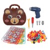 Drill Puzzle Set Steam Learning Toys with Electric Drill Screw