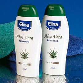 Elina 63632 Aloe Vera Shampoo, Bottle 250 ml