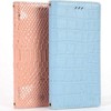 Designskin (신세계김해점)( 대형 ) 베이직 월렛(Y)-스카이블루/크로코테일 ITM27228 Shinsegae Gimhae Store