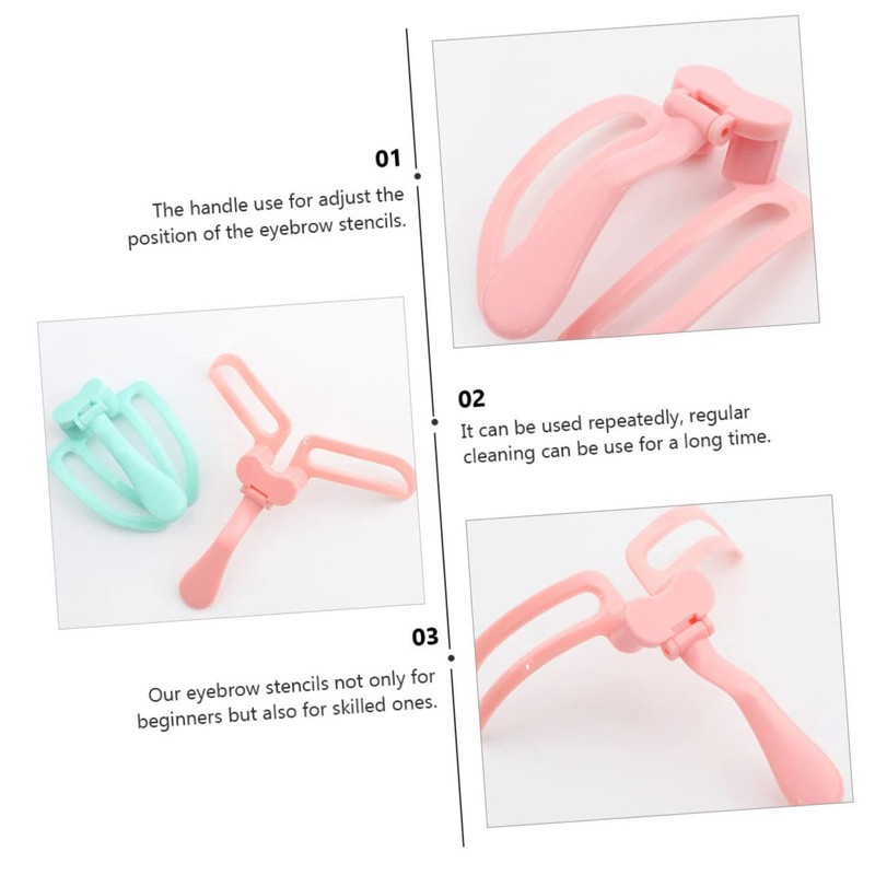 BIUDECO Upgrade Your Makeup Routine Eyebrow Shaper Kit Ruler Measure