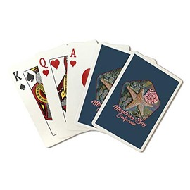 Monterey Bay, California - Tidepool - Contour 100631 (Playing Card Deck - 52 Card Poker Size with Jokers)