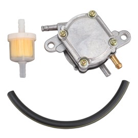 WOOSTAR Fuel Pumb with Oilter with Line Replacement for GY6 50cc 70cc 90cc 110cc 125cc 150cc Scooter Moped Motorcycle