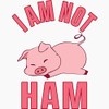 CafePress I Am Not Ham Animal Liberation Vegan Large Puzzle,