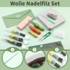 Riddur 121 Pieces Wool Felting Needle Tool, 3 Sizes Felting