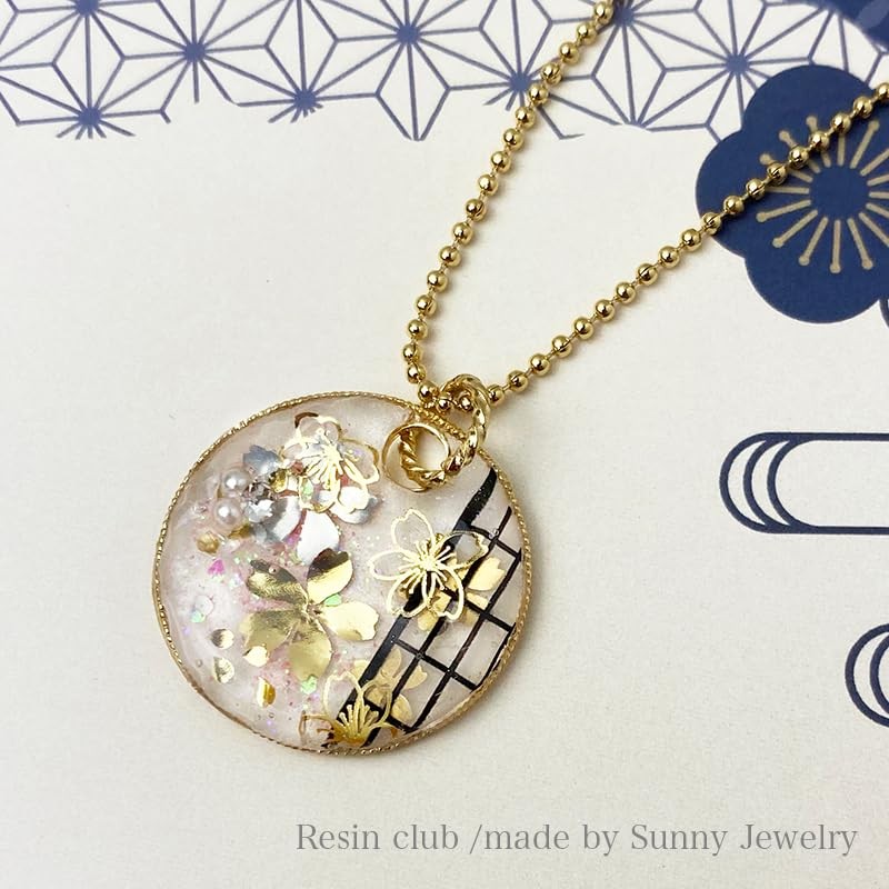Resin Club Resin Seal, Cherry Blossom 6, Gold