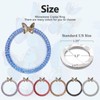 3leavtrees Bling Ring Emblem Car Accessories - Rhinestone Crystal Ring