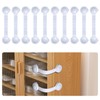 Businey 10 Pack Cupboard Locks for Children, Child Locks for
