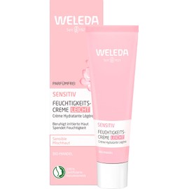 Weleda Almond Soothing Moisturiser, Natural Cosmetic, Gentle and Unperfumed Face Cream for Sensitive Combination Skin on the Face and Neck for a Healthy Complexion (1 x 30 ml)
