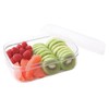Lustroware Airtight Food Storage Container Set of 3, Micro Clear