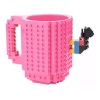 MUG Taza Cafe Bloques Construccion Creativo Figuras Vaso Mug