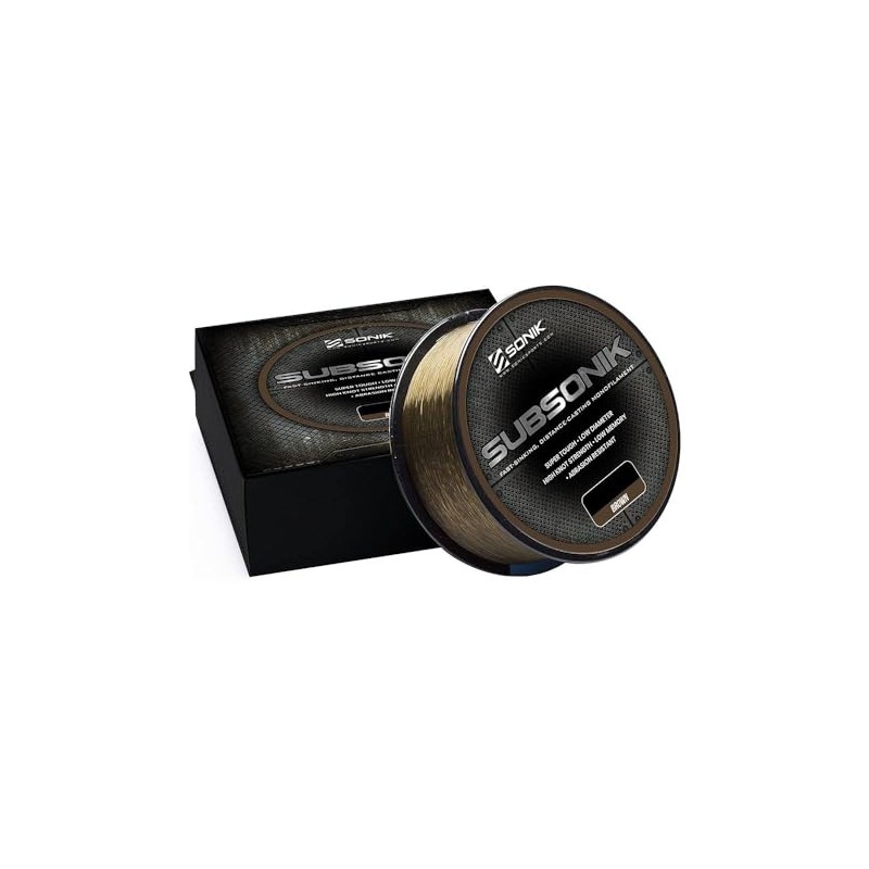 Sonik SubSonik Brown Carp Mono Line 1200m : 18lb