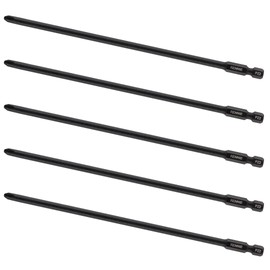 5 x Rennie Tools 177mm Long PZ2 Compatible with Makita DFR750 DFR750RME BFR750 6844 Autofeed Collated Drywall Screwdriver Gun Bit Heavy Duty Pozidrive 2