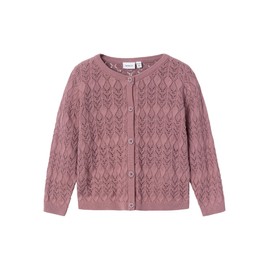 NAME IT Girl's Long-Sleeved Cardigan, pink