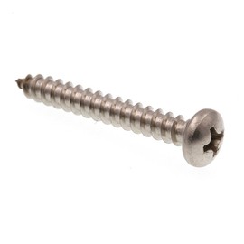 Prime-Line 9019892 Sheet Metal Screw, Self-Tapping, Pan Head Phillips, #8 X 1-1/4 in, Grade 18-8 Stainless Steel, Pack of 100