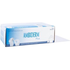 Guantes de Látex Desechables Blancos, Talla Grande, Caja con 100 Piezas