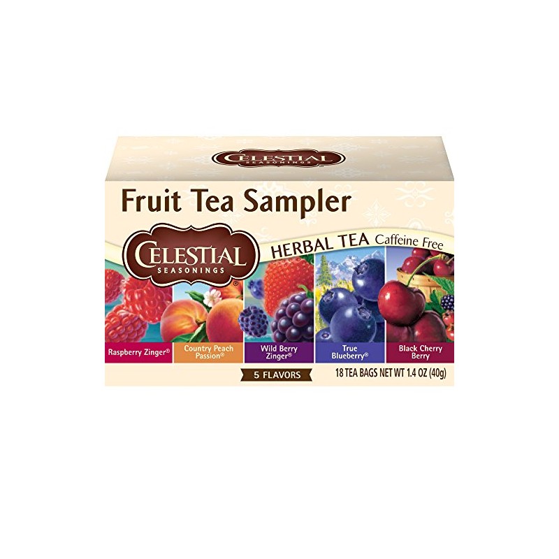 Celestial Seasonings Tea, Fruit, 18 Count (Pack of 3)