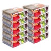 Vinylpac Set of 10 Clear Vinyl Zippered Storage Bags 22