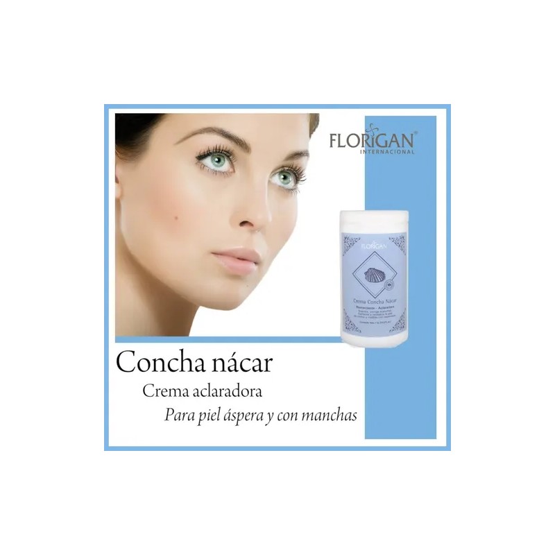 Crema Aclaradora Concha Nácar Florigan® 1kg. Pack 3 Piezas