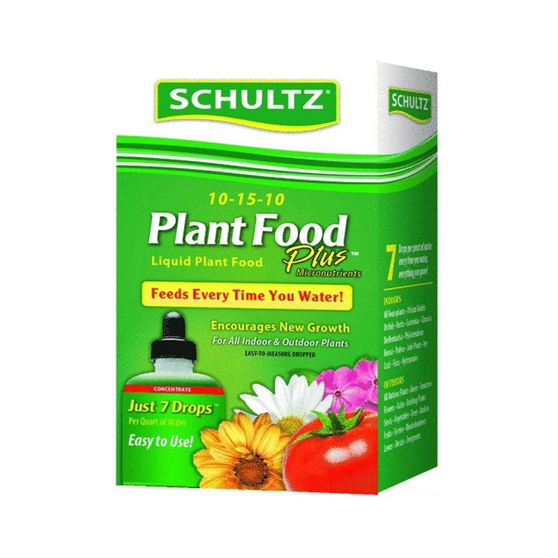 Schultz All Purpose 10-15-10 Plant Food Plus, 4-Ounce [3-Pack]