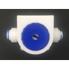 Mini White PRV Plastic Water Pressure Reducing/Regulator Valve c/w 1/4"