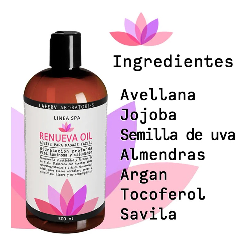 Aceite Facial Extra Nutritivo Especial Masajes Antiedad