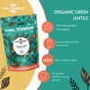 Sussex Wholefoods Organic Green Lentils 500g - Protein-Packed, Nutritious &
