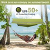 VILLEY Hammock Tent Rain Fly, Octagonal Waterproof Camping Tarp, Sun