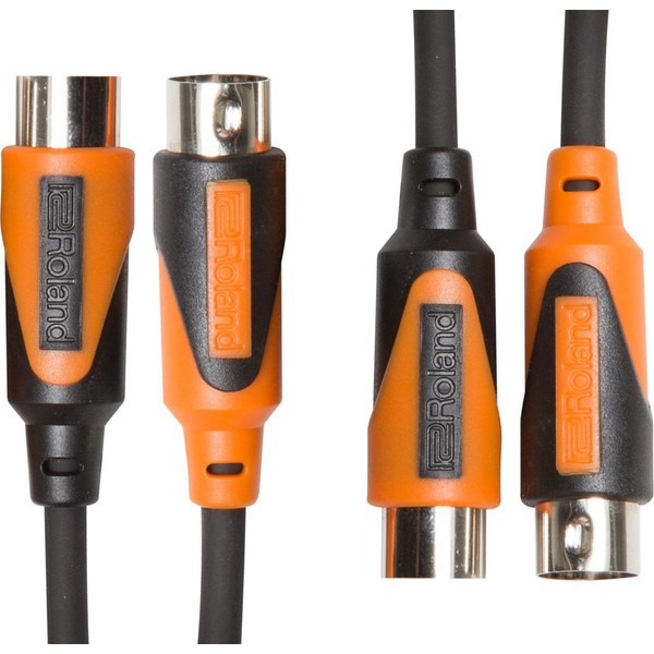 Roland Black Series Dual Midi Cable, 5 Ft./1.5 M -