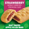 Mott's Soft Baked Apple Filled Bars, Strawberry Flavor Snacks, Made