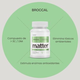 MATTER SMART NUTRIENTS - Broccal Di-Indol Metano, Equilibrio Natural y Bienestar - 60 Cápsulas Vegetales