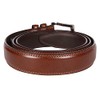 Florsheim Men's Big-Tall Pebble Grain Leather Belt 32mm, Cognac, 60