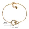 A+O Best Friend Gift, Friendship Jewelry - Interlocking Circles Bracelet