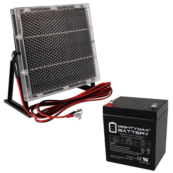 Mighty Max Battery 12V 5AH F2 SLA Replacement Battery Compatible