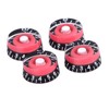 4Pcs Electric Guitar Knob Set Acrylic Volume Tone Control Guitar