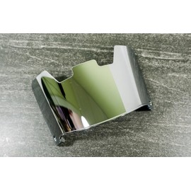 Green Gridiron - Unbranded Football Helmet Visors + Chrome US Flag Helmet Decal (Quick Silver)