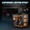 DARKROCK F120-3 in 1 120 mm Infinite Mirror Design Case