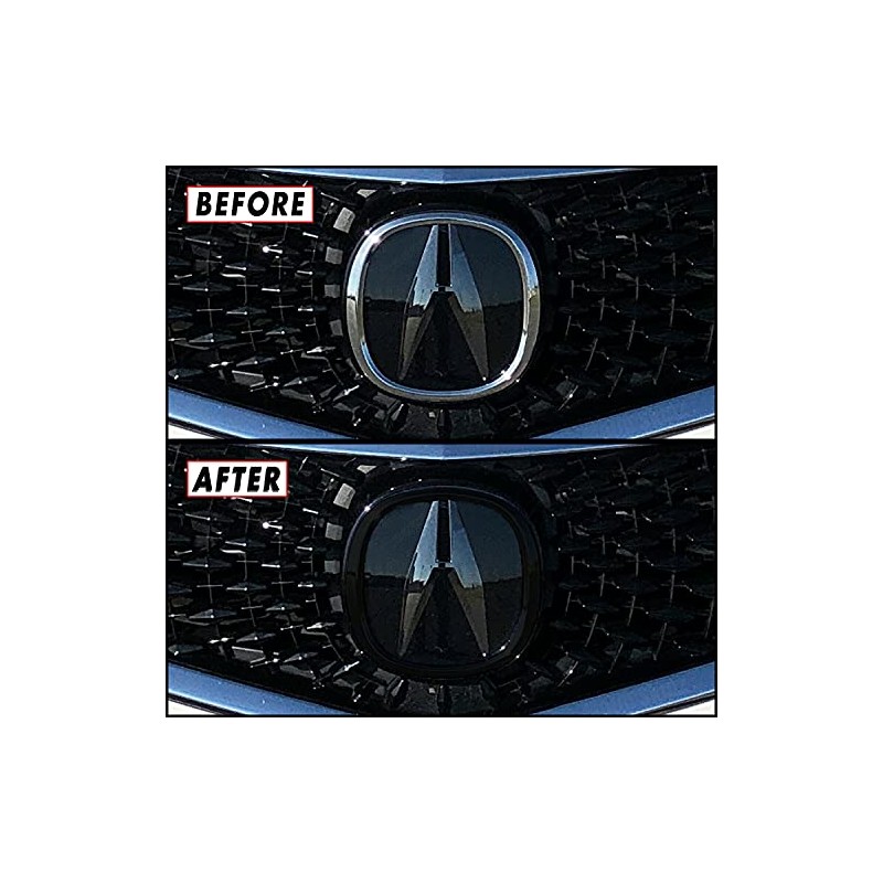 SlickMod Chrome Delete Blackout Vinyl Overlay for 2018-2020 Acura TLX
